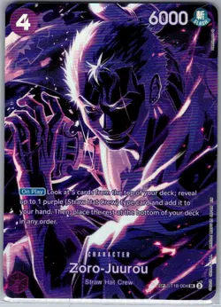 Zoro-Juurou (SP) ST18-004 English Legacy of the Master - One Piece Card - NM - Image 1
