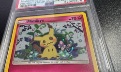 Pokemon TCG Cards Mimikyu SM163 Black Star Promo Holo PSA 9 * SWIRL * - Image 3