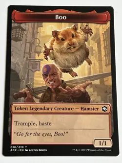 Boo 10 Token Card MTG D&D Forgotten Realms 2021 Mint - 9.0 + Non Foil - Image 4