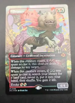 Vibrance (Borderless) Lorwyn Eclipsed MTG Foil Near Mint - Image 1