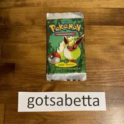 Dutch Pokemon TCG Jungle Flareon Booster Pack Wizards of the Coast - Image 1