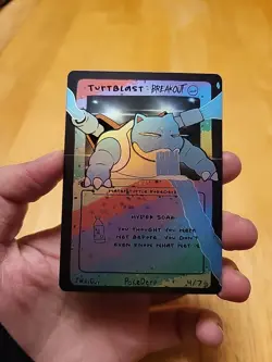 Turtblast (Blastoise) 4/7 - 1st Edition Pokederp Breakout - Fan Art Pokemon - Image 1