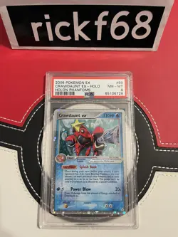 2006 POKEMON EX HOLON PHANTOMS 99 CRAWDAUNT EX-HOLO PSA 8 - Image 1