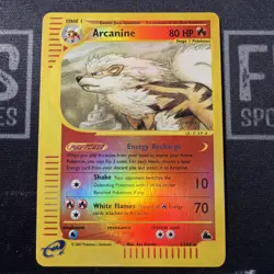 Pokemon Skyridge Arcanine 3/144 Reverse Holo - Image 1