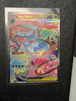 Pokemon TCG Mega Venusaur EX Card 177/132 Mega Evolution SIR - Image 1