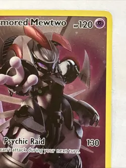 Armored Mewtwo SM228 Sm Holo Pokemon TCG Amazing One Of A Kind Card! - Image 3