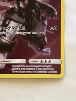 Armored Mewtwo SM228 Sm Holo Pokemon TCG Amazing One Of A Kind Card! - Image 4