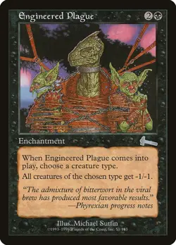 Engineered Plague Urza's Legacy Regular - Image 1