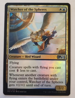 1x Watcher of the Spheres FOIL Core Set 2021 M21 MTG Magic the Gathering NM - Image 1