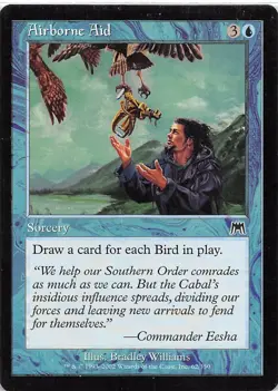 Airborne Aid *Common* Magic MtG x1 Onslaught MP - Image 1