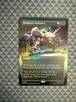 MTG Dramatic Entrance #2290 Rainbow Foil Rare Secret Lair Drop Series (SLD) - Image 1