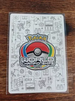 Reshiram & Charizard GX 20/214 Unbroken Bonds 2019 WORLD CHAMPIONSHIP Pokemon - Image 2