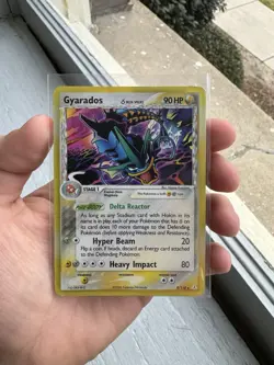 Pokemon 2006 TCG Gyarados EX Holon Phantoms Reverse Holo Rare 8/110 - Image 2