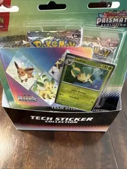 Pokemon Prismatic Evolutions 3 Booster Pack Blister-Tech Sticker Collection x12 - Image 2