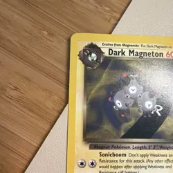 NM LP Dark Magneton 28/82 Team Rocket Regular Non Holo Rare Vintage Card Pokemon - Image 5