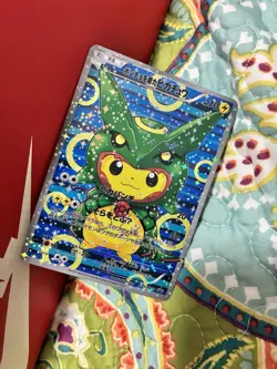 "Custom-made"Non Texture*Japanese Pikachu Poncho Set 9Pcs" Display Fan Art cards - Image 4