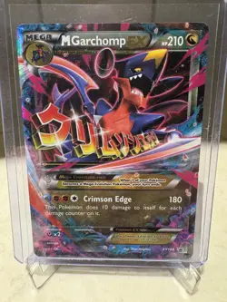 Pokemon TCG XY Black Star Promo Mega M Garchomp EX Card - Image 1