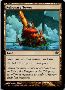 MTG Reliquary Tower Commander Masters Uncommon Played - Image 1