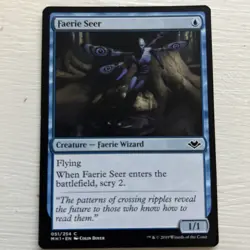 MTG 1x Faerie Seer x1 MP Modern Horizons - Image 1