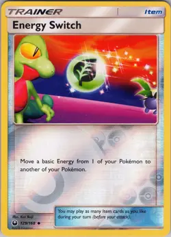 Energy Switch 129/168 Uncommon - Pokemon SM: Celestial Storm - Reverse Holo (NM) - Image 1
