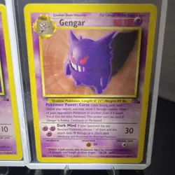 Pokemon TCG Vintage Fossil Set Evolution Family Gastly Haunter Gengar Rare 1995 - Image 2