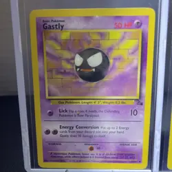 Pokemon TCG Vintage Fossil Set Evolution Family Gastly Haunter Gengar Rare 1995 - Image 4