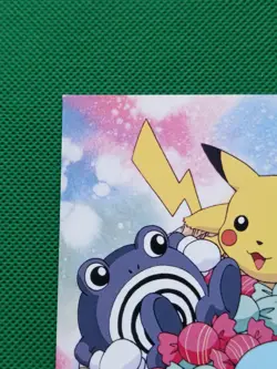 Pikachu Squirtle Pokemon Postcard Blue Version No.023 Nintendo Japan F/S - Image 2