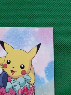 Pikachu Squirtle Pokemon Postcard Blue Version No.023 Nintendo Japan F/S - Image 3