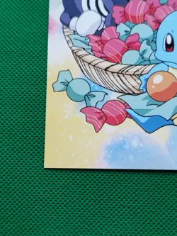 Pikachu Squirtle Pokemon Postcard Blue Version No.023 Nintendo Japan F/S - Image 5
