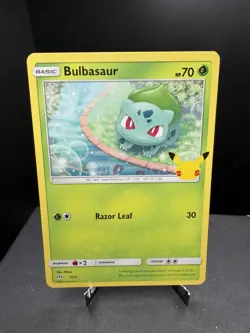 Pokemon TCG Mcdonalds 25th Anniversary Bulbasaur 1/25 Regular Stamped Promo NM - Image 1