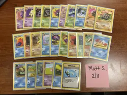 Non Holo Pokemon 1st Generation Set (Base Set/Fossil/Jungle) - Image 2
