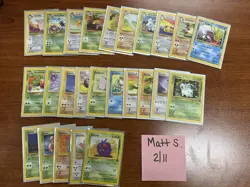 Non Holo Pokemon 1st Generation Set (Base Set/Fossil/Jungle) - Image 3