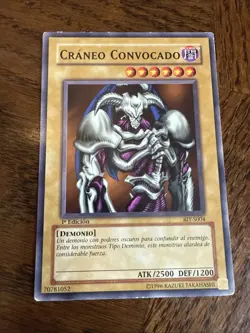 YuGiOh Summoned Skull Craneo Convocado #BIY-S004 1st Edition Spanish MP - Image 1