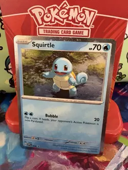 Pokemon Squirtle 048 Scarlet & Violet Promo Cards Cosmos Holo NM - Image 2