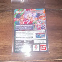 🔥🔥SEALED Bandai One Piece CCG Monkey.D.Luffy US Voyage Full Art Holo Card ☄☄ - Image 2