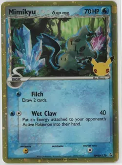 Mimikyu SWSH136 Sword & Shield Promo Holo (Delta Species) Pokemon Card - NM - Image 1