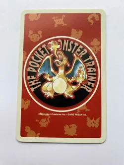 Wartortle 4 Of Hearts Pokemon Poker Charizard Red Deck Playing Card 1996 - Image 2