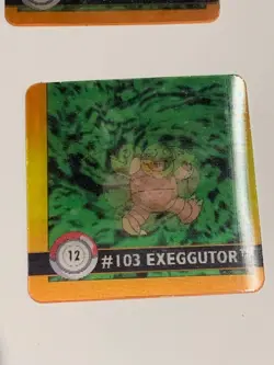 1999 Exeggutor 12 Pokemon Premier 3D Holographic Card #102 #103 Action Flipz - Image 1