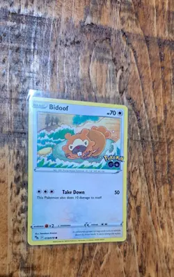 Bidoof 059/078 - Pokemon GO - Pokemon card - NM - Image 1