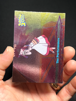Topps Pokemon The Movie 2000 silver holo foil #25 The Performance LP - Image 1