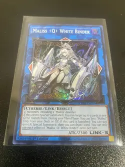 Maliss Q White Binderr CRBR-EN019 Collectors Rare 1st Edition Yu-Gi-Oh New ✨ - Image 2
