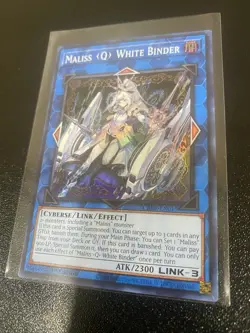 Maliss Q White Binderr CRBR-EN019 Collectors Rare 1st Edition Yu-Gi-Oh New ✨ - Image 3