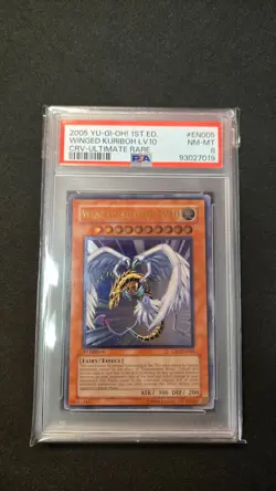 Yu-Gi-Oh! CRV Ultimate rare 1st Edition Winged Kuriboh LV10 PSA 8 - Image 1