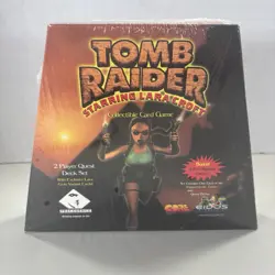 TOMB RAIDER COLLECTIBLE CARD GAME Starring Lara Croft - Factory Sealed BOX! - Image 1