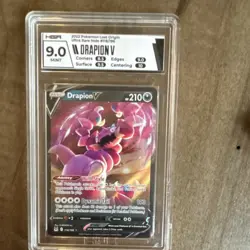 Pokemon Lost Origin Drapion V Ultra Rare Holo 118/196 HGA 9 Graded Card - Image 1