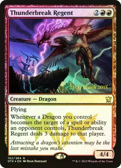 MTG - Thunderbreak Regent Pre Release Promo (Dragons of Tarkir) - Image 1