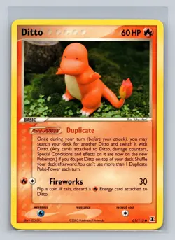 Ditto (Charmander) - 61/113 Delta Species Common Pokemon - LP - Image 1
