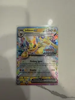 Pokemon Prismatic Evolutions Jolteon ex 030/131 Surprise Box Stamped - Image 1