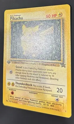 Pokemon Ivy Pikachu 1999 1st Edition Promotional League Black Star Error -NM/LP - Image 2