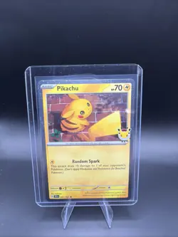 Pikachu 051/162 Stamped 2026 Pokemon Day 30th Anniversary Promo TCG - Image 1